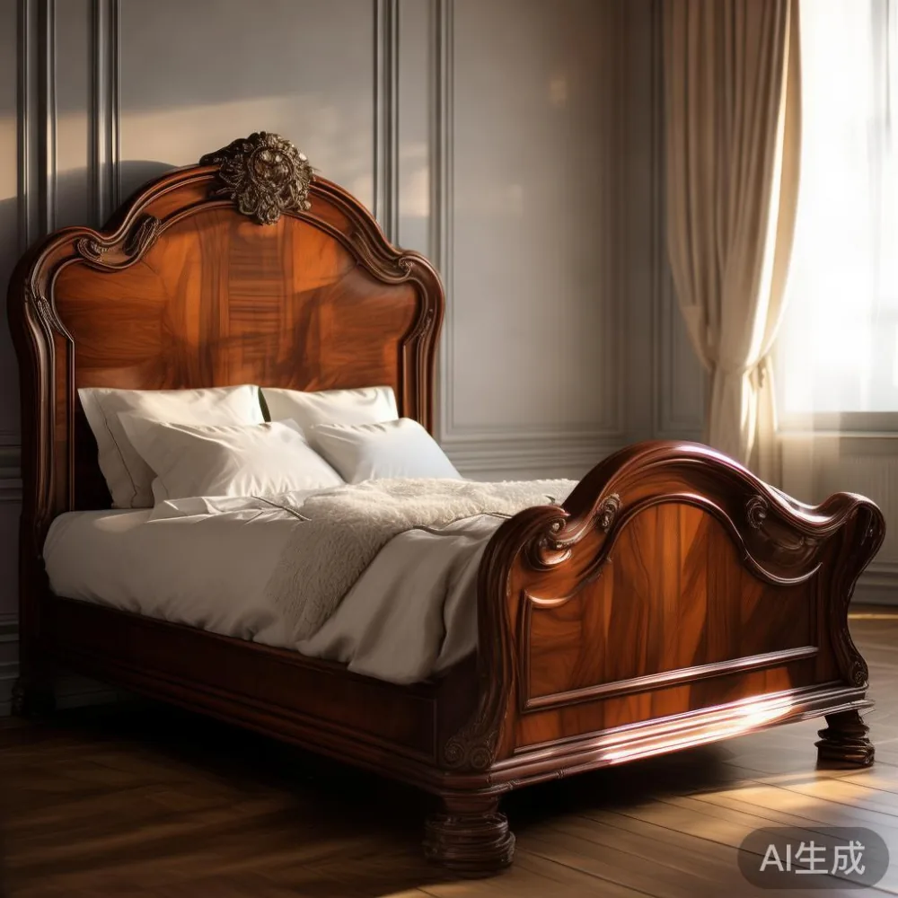 프렌치 럭셔리 침대 프레임