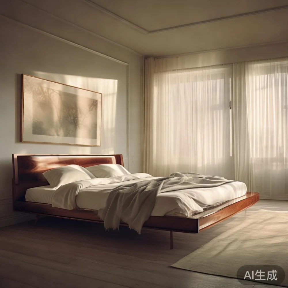 아메리칸 럭셔리 침대 프레임