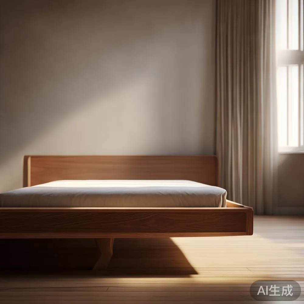 분당 아파트에서 포스트모던 럭셔리 침대 프레임