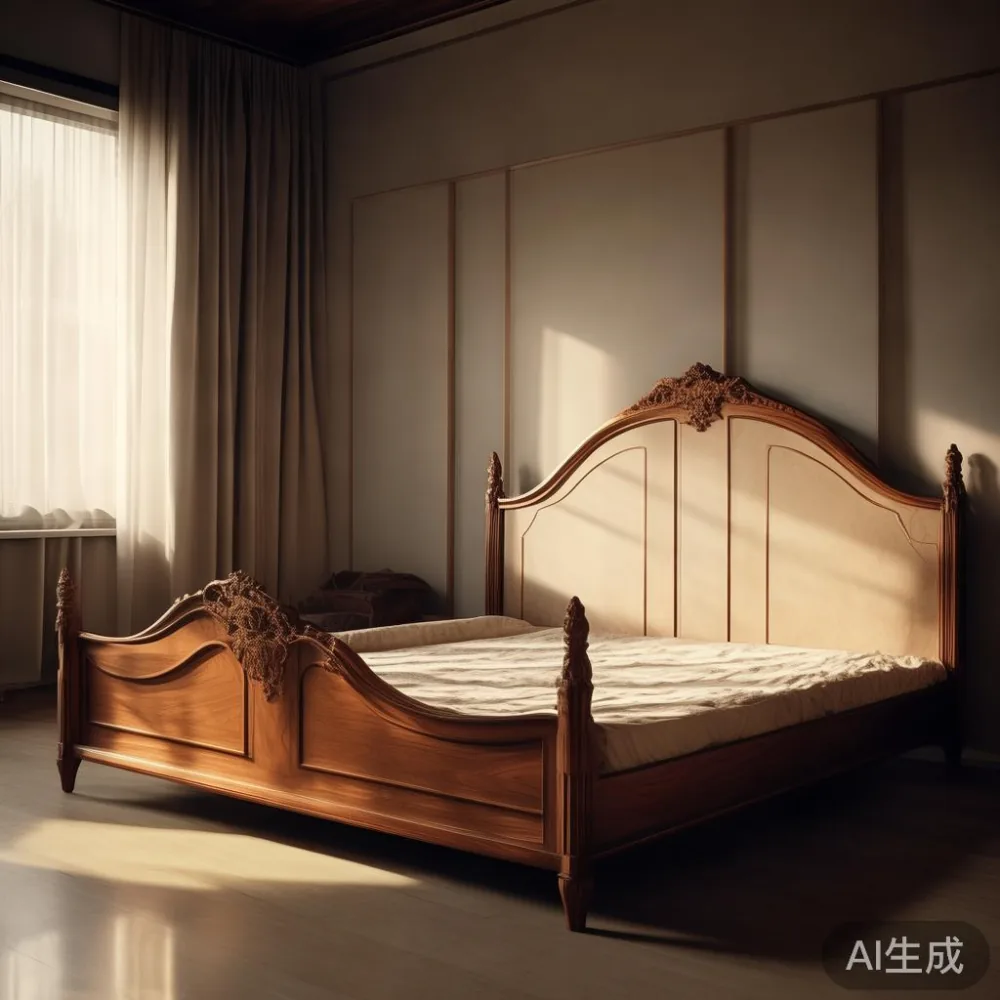 서울 아파트에서 프렌치 럭셔리 침대 프레임