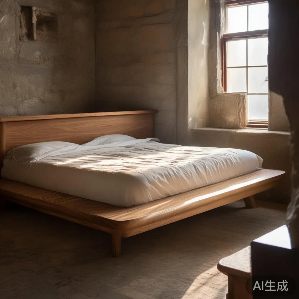 분당 아파트에서 포스트모던 럭셔리 스타일의 침대 프레임