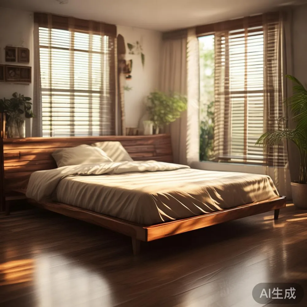 한국 tropical climate에서 lacquered 원목 가구 관리법: 침대 프레임부터 식탁까지 — in a sunlit Singapore HDB living room, morning l