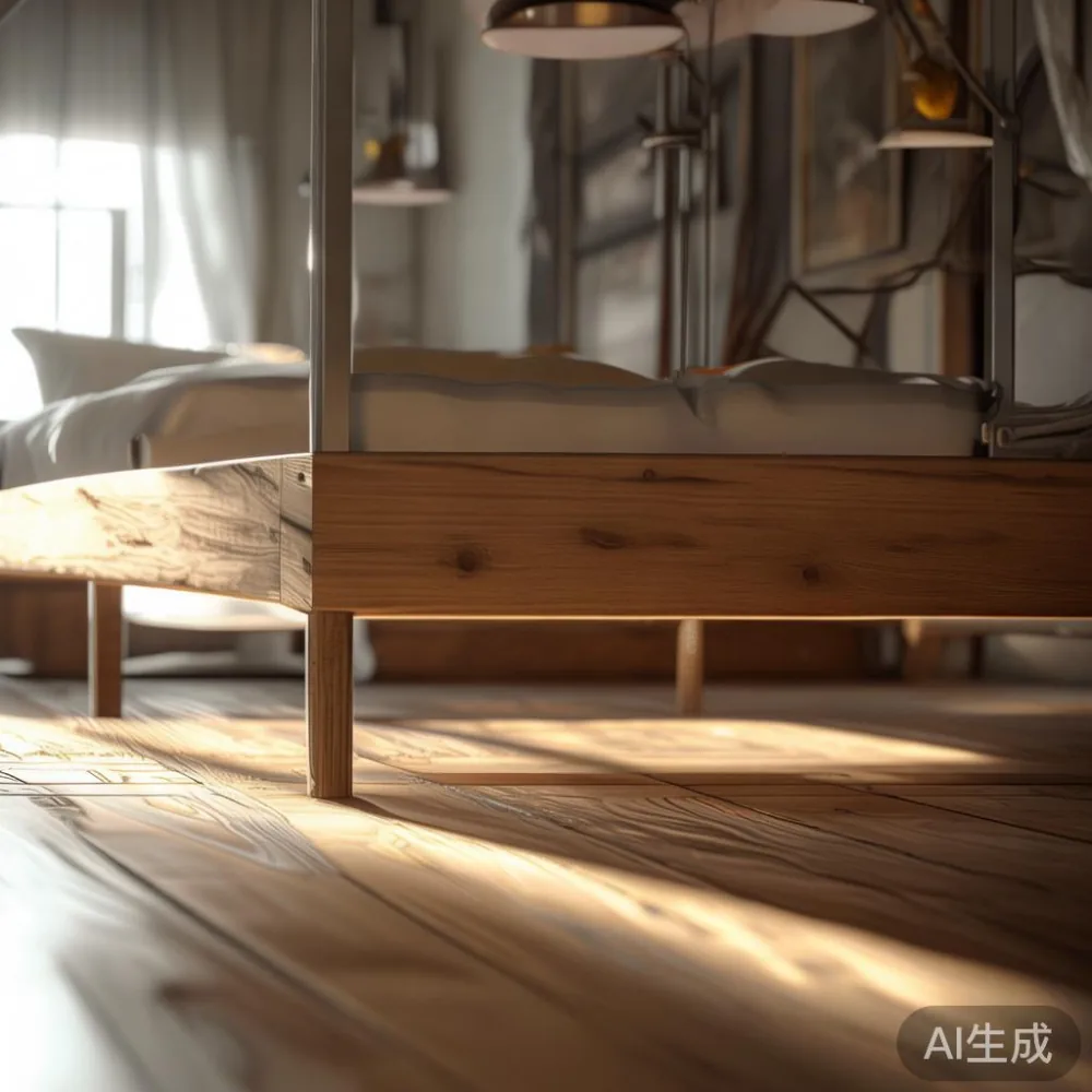 쇼룸에서 앉아볼 수 없는 소파, 구매 전 반드시 확인해야 할 7가지 — detail of the base and leg construction on a bed